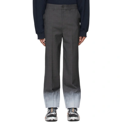 Shop Ader Error Grey Wool Pollution Trousers