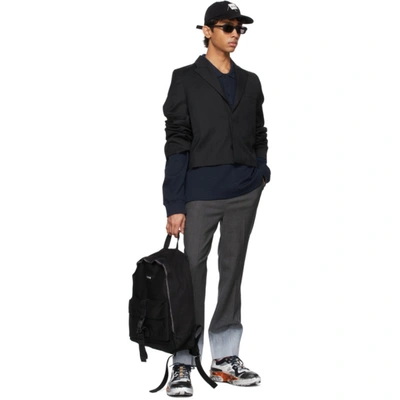 Shop Ader Error Grey Wool Pollution Trousers