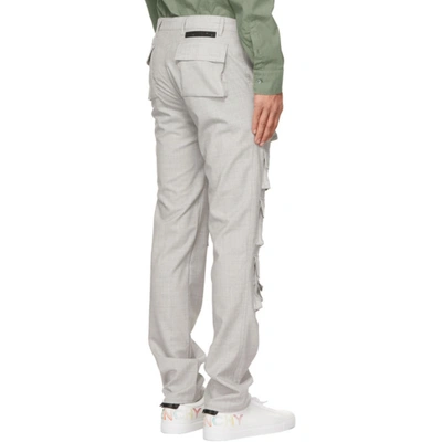 Shop Givenchy Grey Multipocket Cargo Pants In 055 Light G