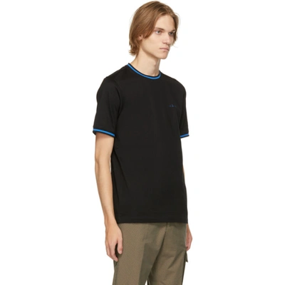 Shop Paul Smith Black Logo T-shirt In 79 Black