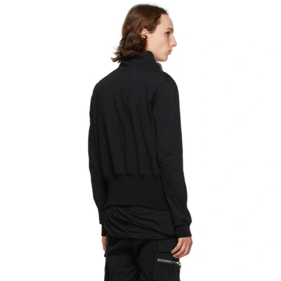 Shop Rick Owens Black Bauhaus Jogger Sweater In 09 Black
