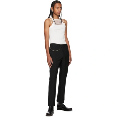 Shop Dion Lee Off-white Mesh Holster Tank Top