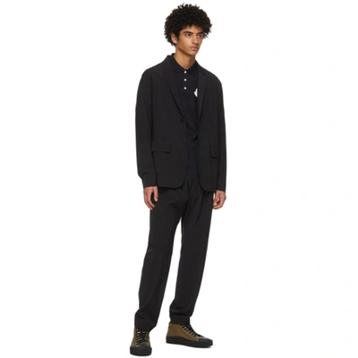 Shop Moncler Black Choux Blazer In 999 Black