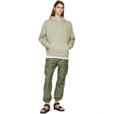 Shop John Elliott Green Folsom Hoodie In Vintage Green