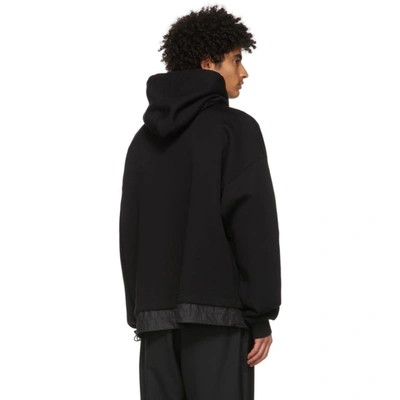 Shop Dolce & Gabbana Black 3d Logo Hoodie In N0000 Black