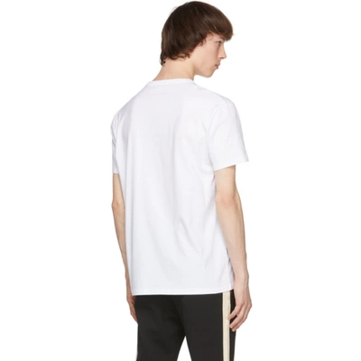 Shop Alexander Mcqueen White Mix Skulls T-shirt In 0900 White