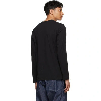 Shop Comme Des Garçons Shirt Black Forever Long Sleeve T-shirt In 1 Black