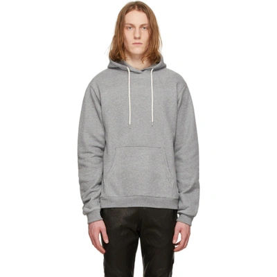 Shop John Elliott Grey Beach Hoodie In Dark Grey