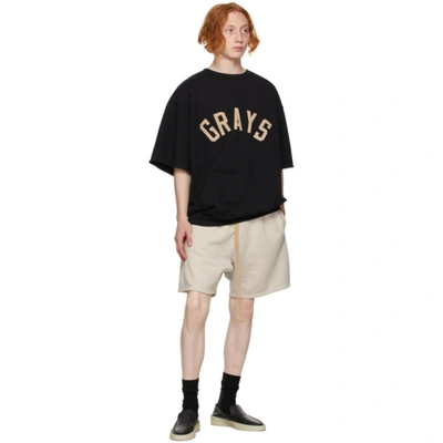 Shop Fear Of God Beige 'the Vintage' Shorts In Vintage Concrete Whi