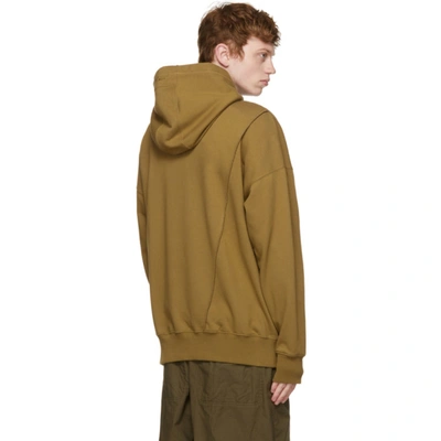 Shop A-cold-wall* Khaki Dissection Hoodie In Olive