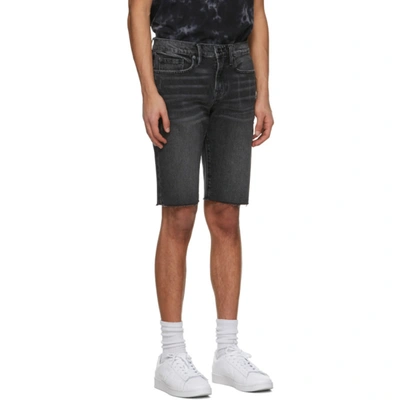 Frame Slim-fit Knee-length Denim Shorts In Charlock Rips | ModeSens