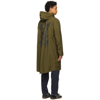 Shop Moncler Genius 5 Moncler Craig Green Khaki Actinemys Coat In 833 Green