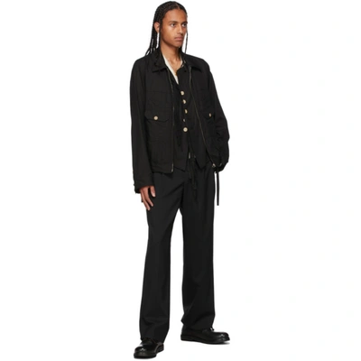 Shop Bed J.w. Ford Black Ensemble Zip Jacket