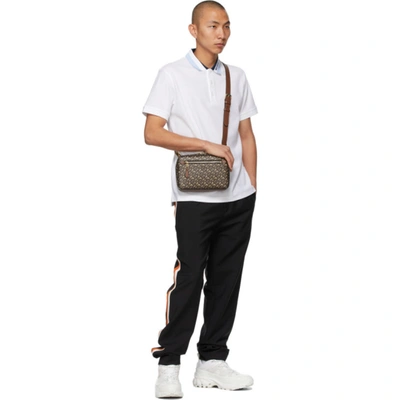 Shop Burberry White Edney Polo