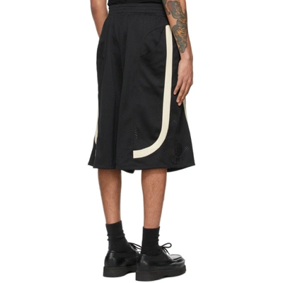 Namesake Black Mesh Chand Basketball Shorts In Black/pearl | ModeSens