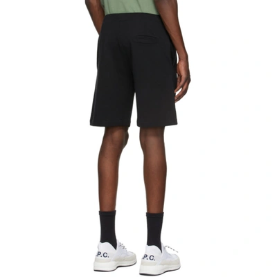 Apc Item Drawstring-waist Shorts In Lzz Black