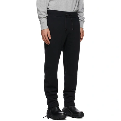 Shop Alyx Black Fleece Visual Lounge Pants In Black 14577124