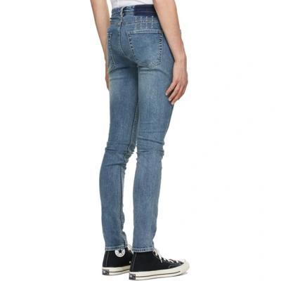 Shop Ksubi Blue Van Winkle Jeans In Denim