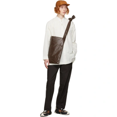 Shop Issey Miyake White Packable Long Shirt In 01-white