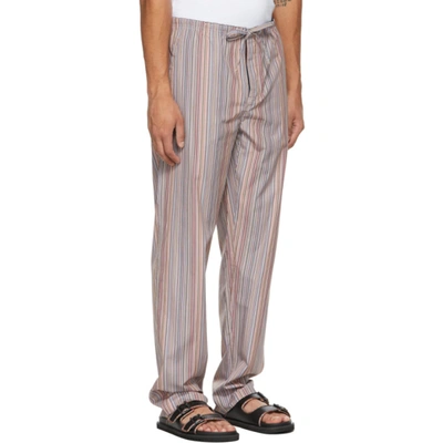 Shop Paul Smith Multicolor Signature Stripe Pyjama Lounge Pants In 92 Multi