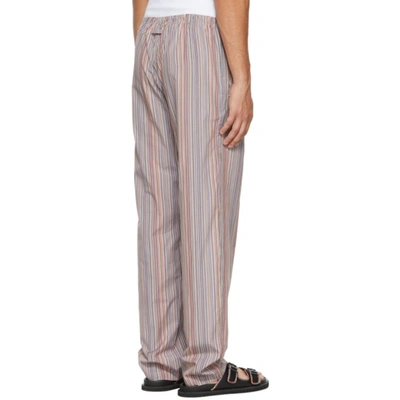 Shop Paul Smith Multicolor Signature Stripe Pyjama Lounge Pants In 92 Multi