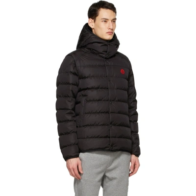 Shop Moncler Black Born To Protect Down Dabos Jacket In 999 Black