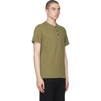 KHAKI FLAME HENLEY