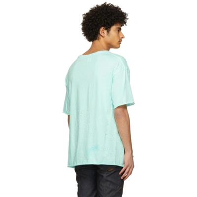 Shop Alchemist Blue Guess Edition Logo T-shirt In Fair Aqua