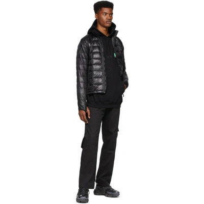 Shop Canada Goose Black Down Hybridge Lite Jacket In Black Fill: 95% Down, 5% Feathers.