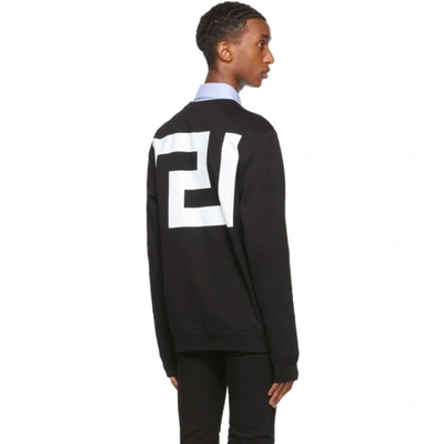 Shop Versace Black Medusa Renaissance Sweatshirt In 1b000 Black