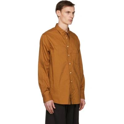 Shop Bed J.w. Ford Tan Standard Shirt In Walnut