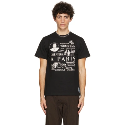 Georges Wendell Graphic-print Cotton T-shirt In Black | ModeSens