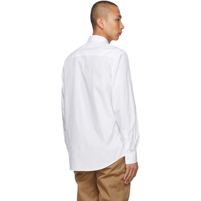 Shop Burberry White Caddington Shirt