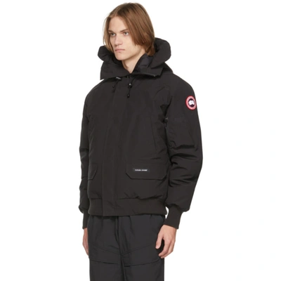 Shop Canada Goose Black Down Chilliwack Jacket