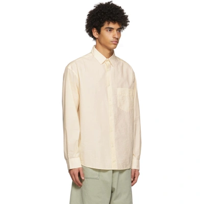 Shop Jacquemus Off-white 'la Chemise Simon' Shirt In Off White