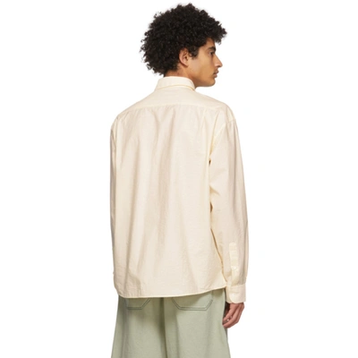 Shop Jacquemus Off-white 'la Chemise Simon' Shirt In Off White