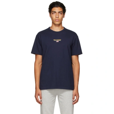 Shop Polo Ralph Lauren Navy 'polo Sport' Logo T-shirt In Cruise Navy