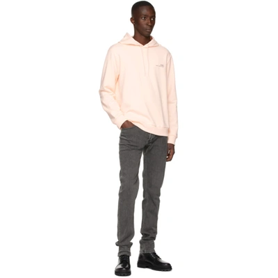 Shop Apc Pink Item Hoodie In Fab Pale Pink