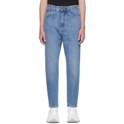 Shop Dolce & Gabbana Blue Tapered Jeans