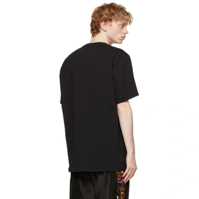 Shop Doublet Black 'not Christmas' Embroidery T-shirt