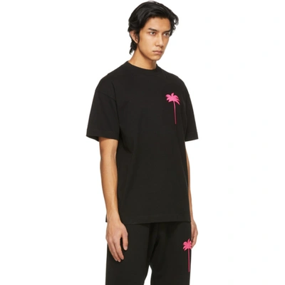 Shop Palm Angels Black Palm Tree T-shirt