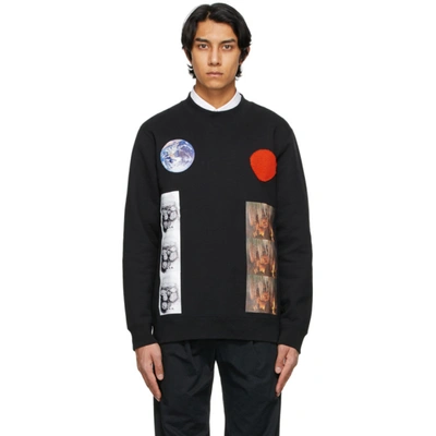 Shop Raf Simons Black Sterling Ruby Edition Patches Sweatshirt In 00099 Black