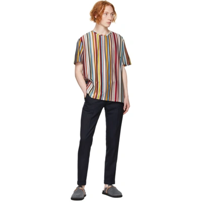 Shop Paul Smith Multicolor Signature Stripe T-shirt In 92 Multi