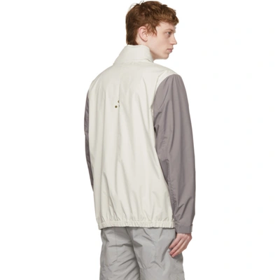 Shop A-cold-wall* Off-white & Green Scafell Storm 3l Jacket In Bone