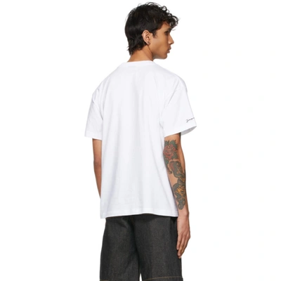 Shop Jacquemus White 'le T-shirt Haricots' T-shirt