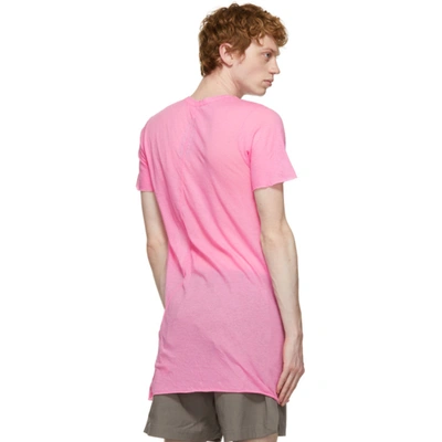 Shop Rick Owens Pink Basic T-shirt In 183 Pink