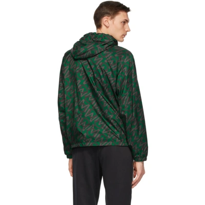 Shop Moncler Reversible Green Cretes Jacket In 840 Green