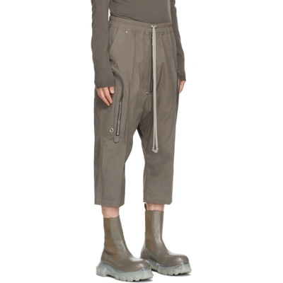 Rick Owens Grey Bauhaus Bela Trousers In Brown | ModeSens