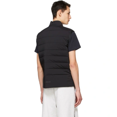 Shop Moncler Black Down Gordes Vest In 999 Black