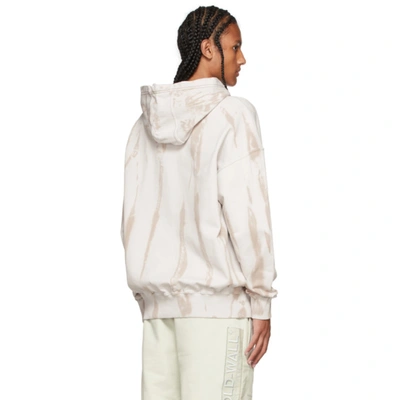 Shop A-cold-wall* Beige Erosion Hoodie In Chalk